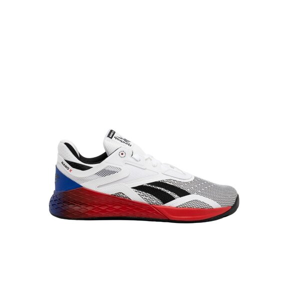Reebok Mens Nano X Cross Trainer White Vector Red GW6015 NEW size 11 - Picture 1 of 10